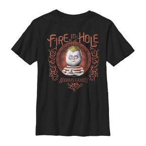 Boy's Addams Family Pugsley Fire in the Hole T-Shirt - 1 of 4