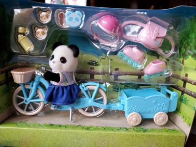 Calico Critters Cycle & Skate Set Panda Girl - Toys To Love