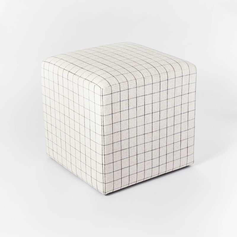 Lynwood Square Upholstered Cube Ottoman - Threshold™ designed with Studio McGee, 5 of 16