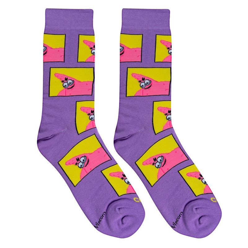 Cool Socks, Savage Patrick, Funny Novelty Socks, Medium, 5 of 6