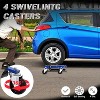GOCAPTAIN Car Wheel Dolly Jack, Wheel Dolly with Hydraulic Tire Jack & Twin Rollers, Rollers with Foot Pedal for Tire Auto Repair Moving - Set of 2 - 3 of 4