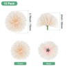 Unique Bargains Silk Fake Chrysanthemum DIY Home Decorations Artificial Flowers 12 Pcs - 3 of 4