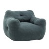 LIVAREEmlen Bean Bag Sofa Chair with Armrests Stuffed High-Density Foam, Lazy Sofa for Adults in Living Room,Bedroom Reading - 2 of 4
