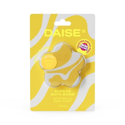 DAISE Sundae Bath Bomb - Vanilla Swirl - 3oz