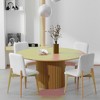 Lirago Dining Chairs with Wood Legs (Set of 2) 23*18.5 Natural - 3 of 4