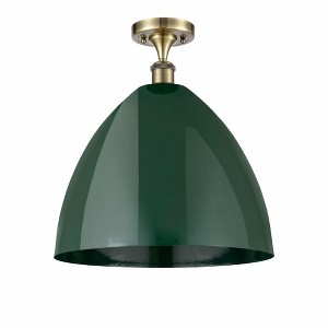 Plymouth Dome - 1 Light Semi-Flush Mount In Industrial Style-18.75 Inches Tall and 16 Inches Wide - 1 of 1