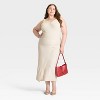 Women's Wrap Column Midi Skirt - A New Day™ - 3 of 3