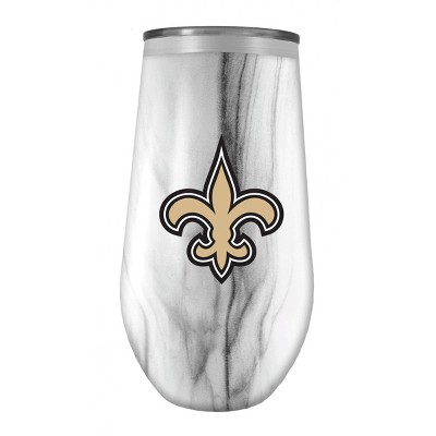 NFL New Orleans Saints Tall Stemless Marble Tumbler - 16oz