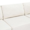 NicBex Couches for Living Room 116" L Shape Sectional Sofa Couch Corduroy Free Combination Upholstered 6-seater Sleeper Couch Set - 3 of 4