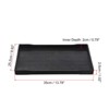 Unique Bargains Plastic Wood Texture Reusable Serving Tray 1 Pc - 2 of 4