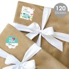 Big Dot of Happiness Colorful Floral Happy Mother's Day - Assorted We Love Mom Party Gift Tag Labels - To and From Stickers - 12 Sheets - 120 Stickers - 2 of 4