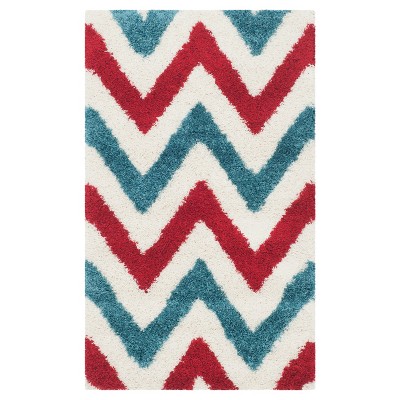 Hastings Area Rug - Ivory/Red (4'x6') - Safavieh