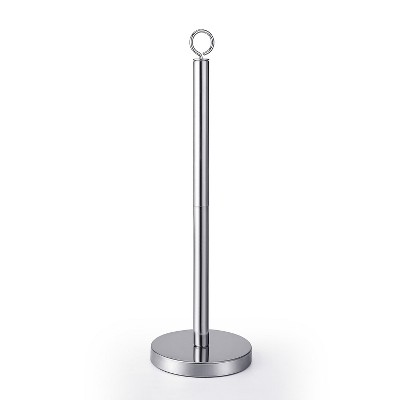 SunnyPoint Elite Heavy Weighted Sturdy Spare Toilet Paper Roll Holder Storage Stand Chrome