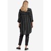 ellos Women's Plus Size Notch Neck Crinkle Tunic - image 3 of 4