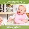 WeeSprout Waterproof Silicone Baby Bibs, Pocket to Catch Food, Set of 2 - 4 of 4