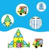 PICASSO-TILES Magnetic Tiles, STEM Building Blocks Set, Educational Toy for Kids, 61pcs - 4 of 4