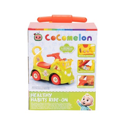 Cocomelon Healthy Habits Kids&#39; Ride-On with Sound,Songs, Lights and Bonus Toys_4