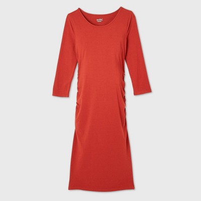 red t shirt dress target