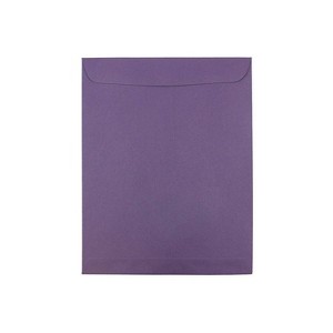 JAM Paper 10 x 13 Open End Catalog Envelopes Dark Purple 25/Pack (1287032) - 1 of 2