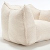 NicBex Memory Foam Bean Bag Sofa with Ultra Plush & Tufted, Cozy Chair Single/2 Seat Sofa for Dorm, Apartment or Living Room - 3 of 4