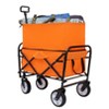 KTMBDW Extention Collapsible Folding Heavy Duty Utility Wagon Cart for Outdoor Sports, 225 pounds Weight Capacity, Camping, Garden and Shopping - 2 of 4