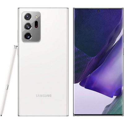 SAMSUNG Galaxy Note 20 Ultra 5G Cell Phone, Factory Unlocked Android Smartphone, 128GB, S Pen Included, 6.9” Infinity-O Display Screen, Mystic White