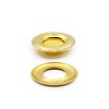 Dritz 72ct Grommets Gold: Metal Sewing Fasteners, Gold Eyelets, Grommet Kit, 5.8" Length, 4.8" Width, 72 Pieces - 3 of 4