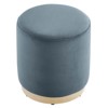 Modway Tilden 16 in. Round Performance Velvet Upholstered Ottoman - 2 of 4
