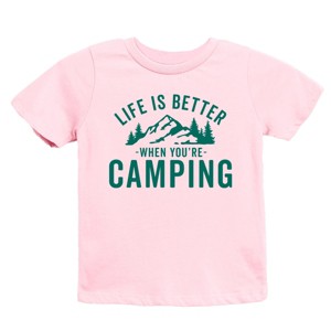 The Juniper Shop Life Is Better When You're Camping Youth Short Sleeve Tee - 1 of 4