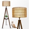 TiramisuBest Modern Floor Lamps in Various Colors and Styles with Shades 110~120v Metal/Wood Frame for Living Rooms and Bedrooms - 4 of 4