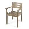 Christopher Knight Home Stamford Outdoor Acacia Wood Dining Chairs (Set of 2) - 4 of 4