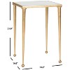 Nyacko End Table - FOX2579A - Gold/Mirror - Safavieh Couture - 4 of 4