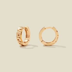 Made By Mary | Virgo Huggie Hoop Earrings - 1 of 4