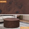 Burl Wood Coffee Table Natural Coffee Side Table For Living Room Modern Design Home Decor - 4 of 4