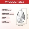 Unique Bargains DIY Hanging Ornament K9 Crystal Pendant Teardrop beads 10 Pcs - 2 of 4