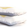 Deny Designs King April Lane Art Block Yellow Monogram N Microfiber Printed Pillow Sham - 3 of 3