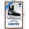 Trends International NHL Vancouver Canucks - Drip Skate 21 Framed Wall Poster Prints - 3 of 4