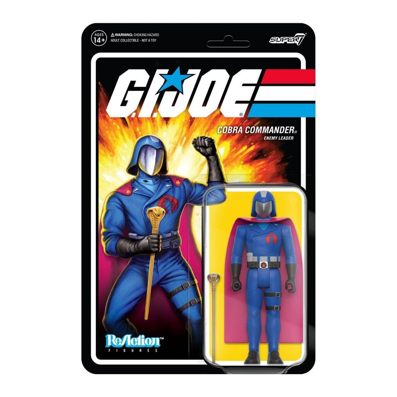 G.I. Joe Super7 ReAction Figures Cobra Commander Action Figure, 3 of 5