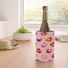 Ninola Design Sweet Pink Lips Wine Chiller - Deny Designs - 2 of 2