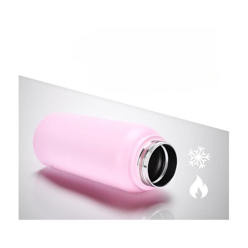Hydrate 1L Insulated Stainless Steel Water Bottle, Pink, 3 of 4