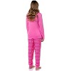 Barbie Women's Classic Retro Long Sleeve Sleep Jogger Pajama Set Loungewear Pink - image 4 of 4