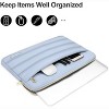 Hachikiko 13-14 Inch Laptop Sleeve, Puffy Protective Case for MacBook Air 13 13.6 (M3/M2/M1) | MacBook Pro 13 14 (M4/M3/M2) | HP Dell Surface - 3 of 4