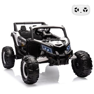 Acekool 24V 2-Seater Electric UTV Ride-On Car with Remote, LED Lights & Suspension - 1 of 4