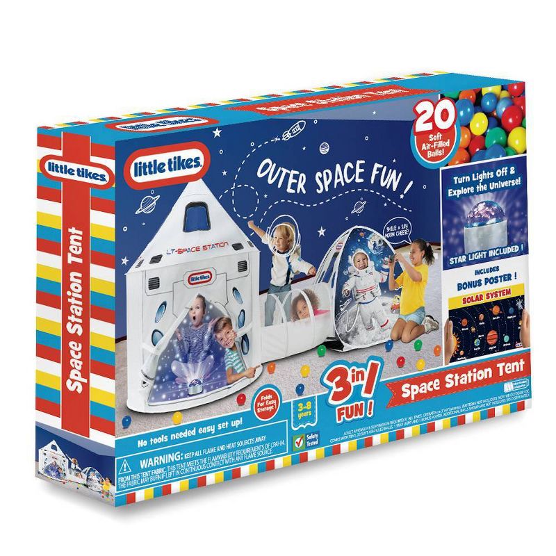 Little Tikes 3 in 1 Space Station Tent with Light, 2 of 9