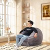 CAVINAS Giant Bean Bag Chair, Large Floor Sofa Couch with High-Density Foam Filling, Convertible Beanbag - 4 of 4