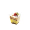 Smarty Had A Party 2 oz. Clear Plastic Mini Verrine Sample Cube Cups - 240 pcs - 2 of 4