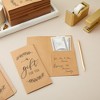 Pipilo Press 36 Pack Money Cards with Envelopes, A Gift for You Cards for Cash, Holiday's, Birthday's (Kraft Paper, 3.5 x 7.25 In) - 2 of 4