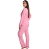 Just Love Women’s Cotton Pajama Set – Long Sleeve Top & Sleep Pants with Pockets – Soft Jersey Knit - 2 of 3