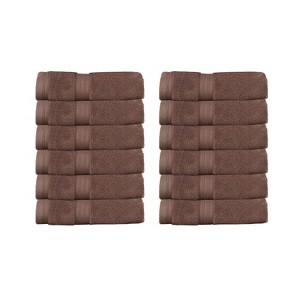 Home Weavers Elegance Essentials 550GSM 100% Cotton Zero Twist Super Absorbent Bath Towel Set - 1 of 4