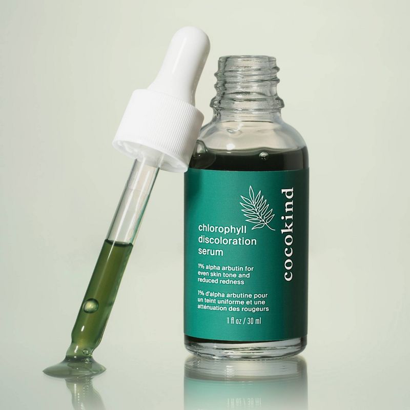 cocokind Chlorophyll Discoloration Face Serum - 1oz, 1 of 6